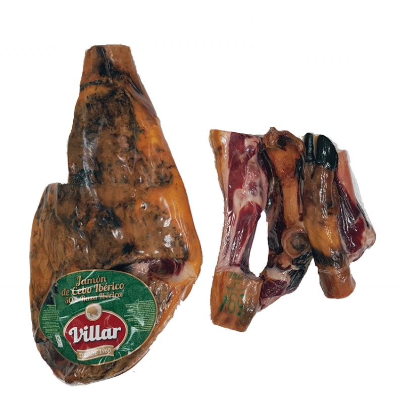 Jamón Ibérico 50% Raza Ibérica Villar Deshuesado