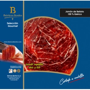 Jambon Ibérique de Gland Benito 100% A.R. Couper au Couteau100 gr. Dentelle Ronde