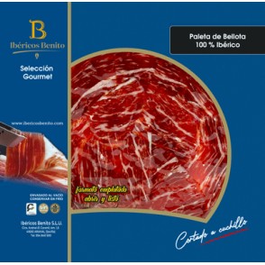 Acorn-fed 100% Ibérico Benito Shoulder Cut with a Knife Round Lace 100Gr. Gourmet selection